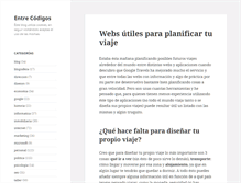 Tablet Screenshot of entrecodigos.com